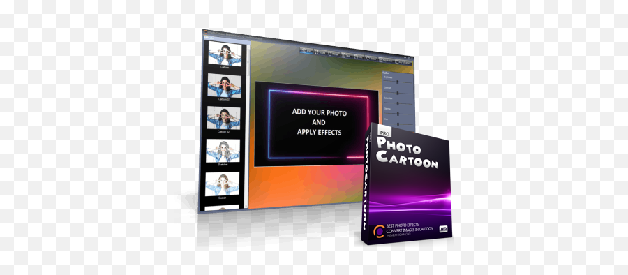 Photocartoon Professional V40 Inglés Convertidor De Emoji,Emoticon Apenado