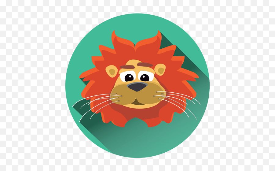 Lion Cartoon Circle Icon Transparent Png U0026 Svg Vector Emoji,Lion Face Emoticon