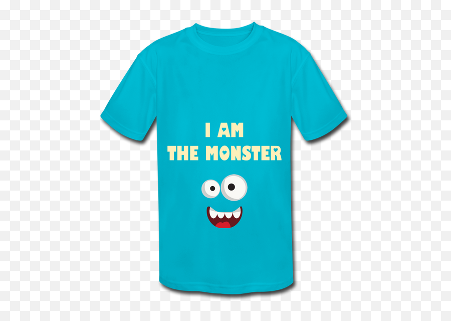 Kidsu0027 Moisture Wicking Performance T - Shirt U0027i Am The Monsteru0027 Emoji,Hung Over Emoji