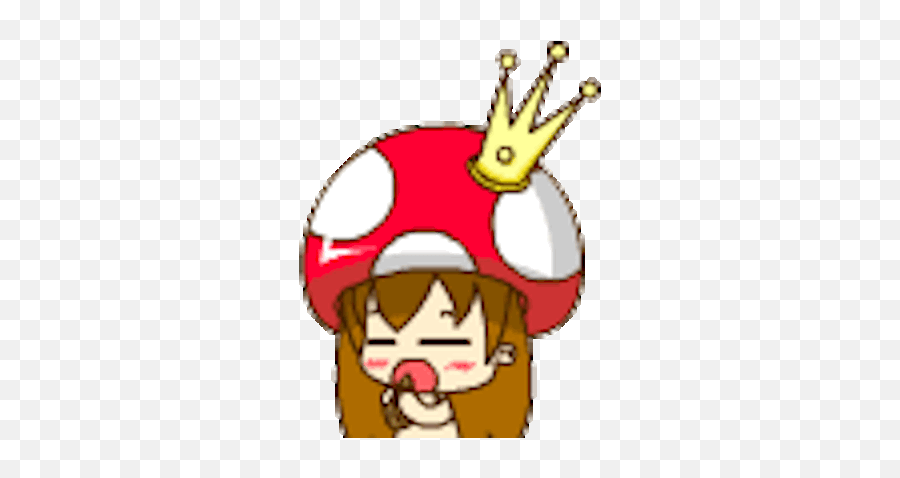 Mushroom Girl - Sticker By Emoji,Musrhoom Emoji