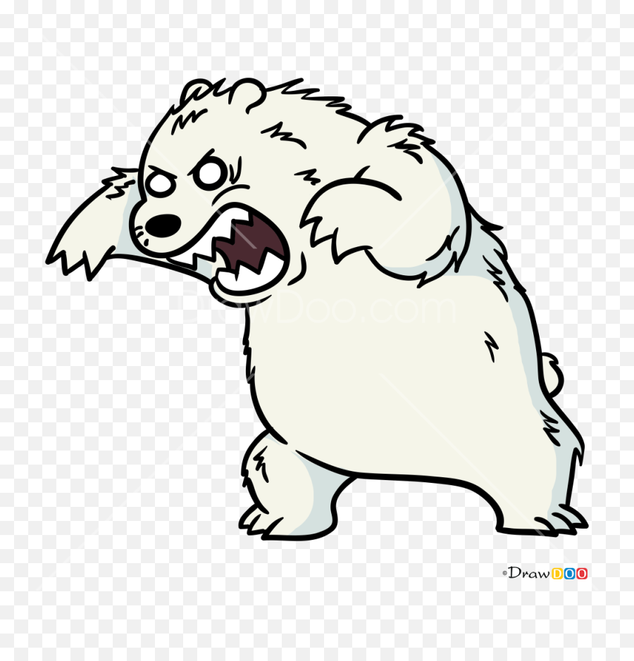 How To Draw Angry Ice Bear We Bare Bears - Draw A Angry Bear Emoji,Angry Bear Emoji
