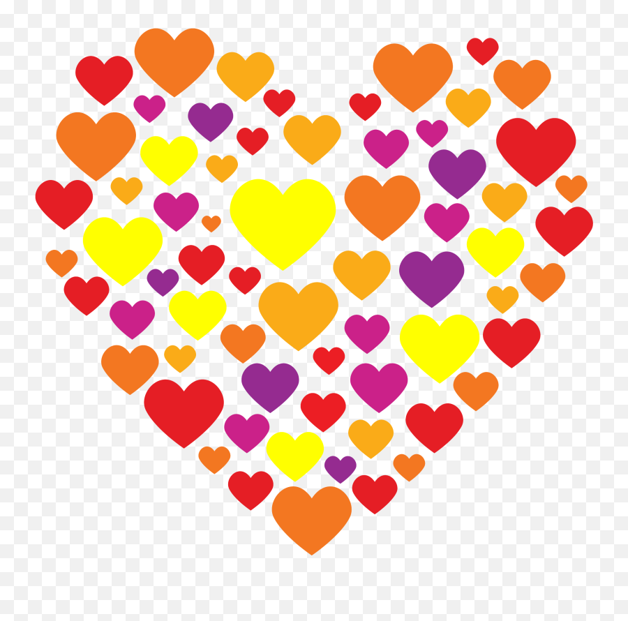 Free Heart Compositiion 1187589 Png With Transparent Background Emoji,Different Heart Colors Emojis