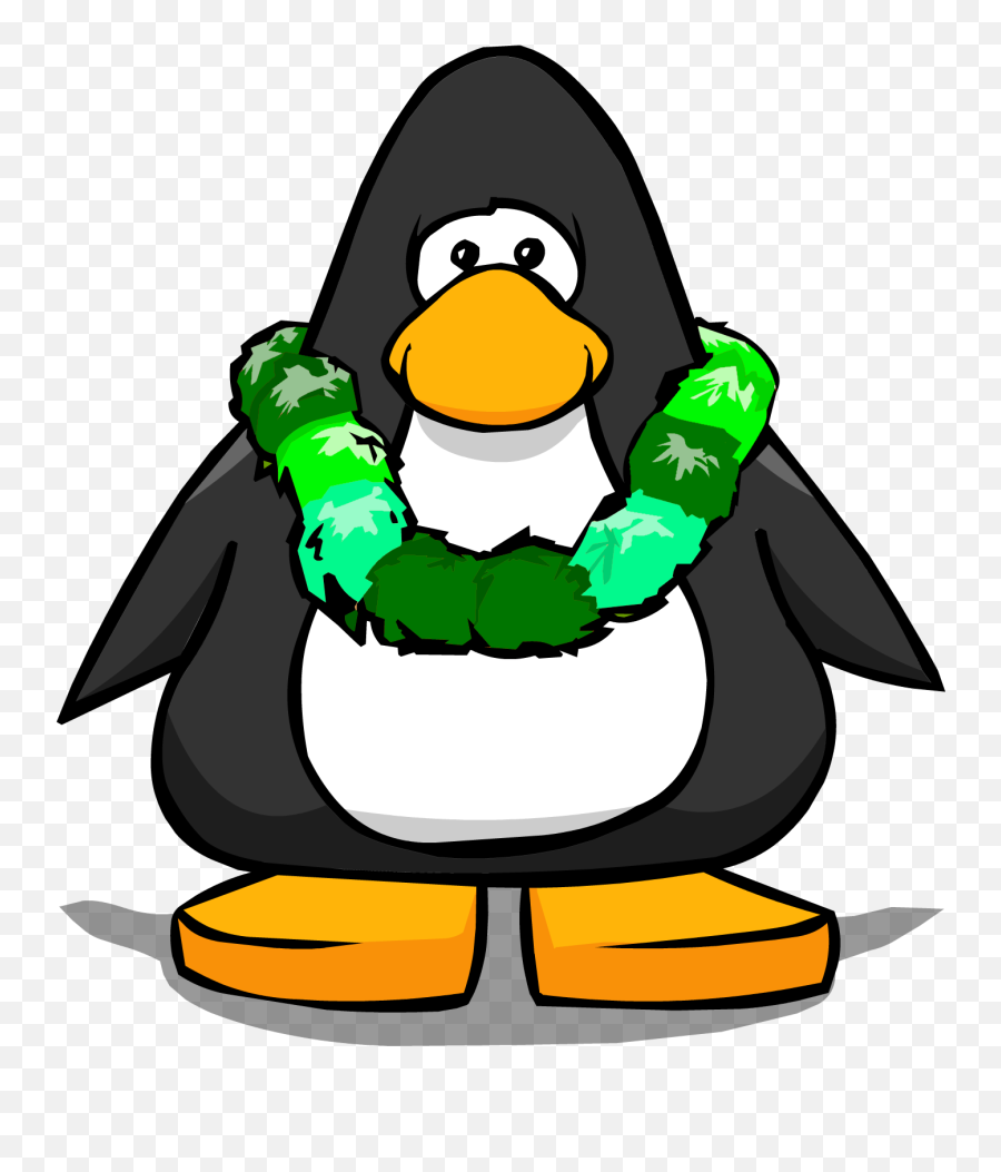 Green Lei Club Penguin Rewritten Fanon Wiki Fandom Emoji,Penguin Emoji Png
