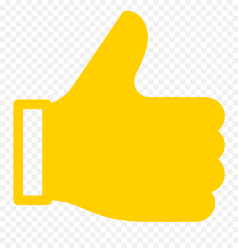 Director - Yellow Thumbs Up Transparent Emoji,Director Emoji