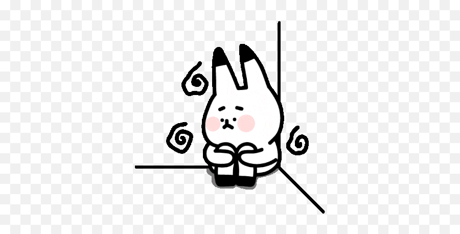 Chato Rabbit Sticker - Chato Rabbit Emotion Discover Dot Emoji,Emotion Drawing Meme