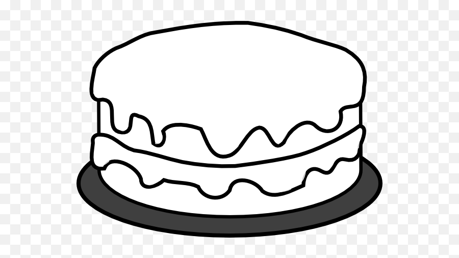 Free Birthday Cake Vector Black And White Download Free - Cake Black And White Clip Art Emoji,Emoji Sheet Cakes