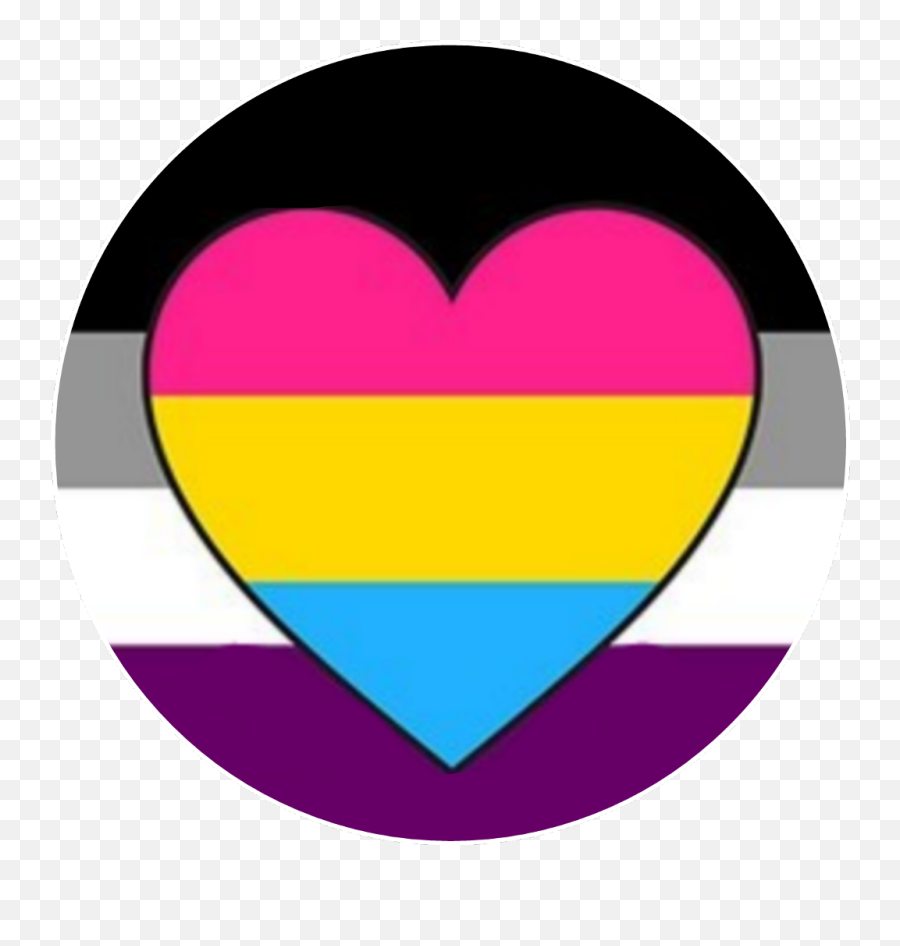 Circle Pansexual Panromantic Asexual Ace Pan - Gwanghwamun Gate Emoji,Bisexual Flag Emoji