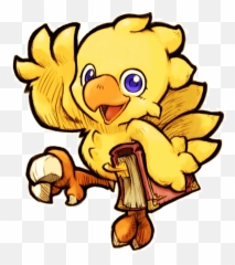 Dessin Chocobo Final Fantasy - Final Fantasy Chocobo Png Emoji,Chocobo Emoji