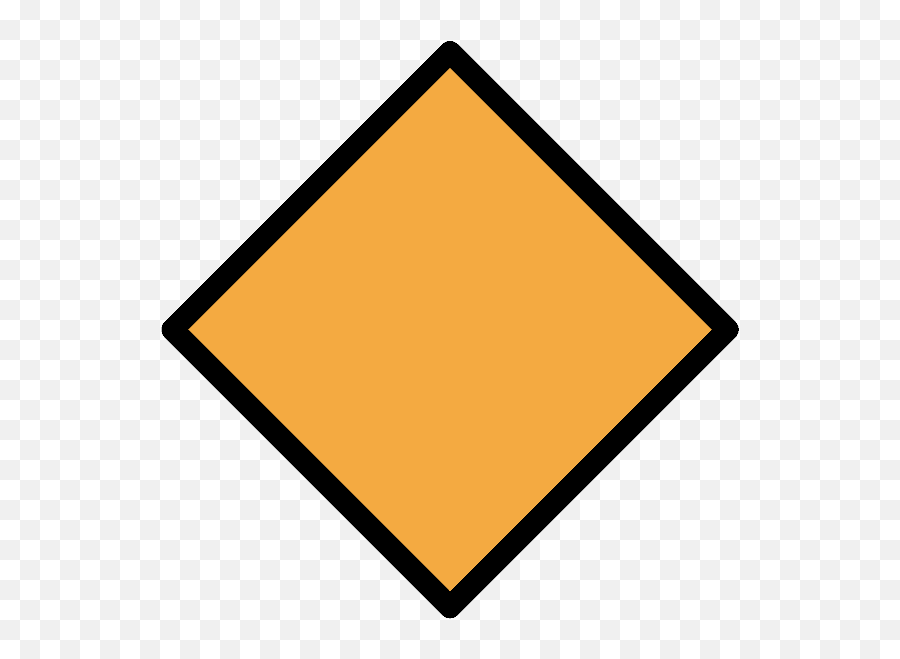 Large Orange Diamond Emoji Clipart - Dot,Yellow Diamond Emoji