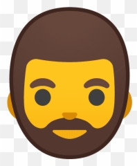 Beard Emoji - Beard Man Emoji,Emoji Codes