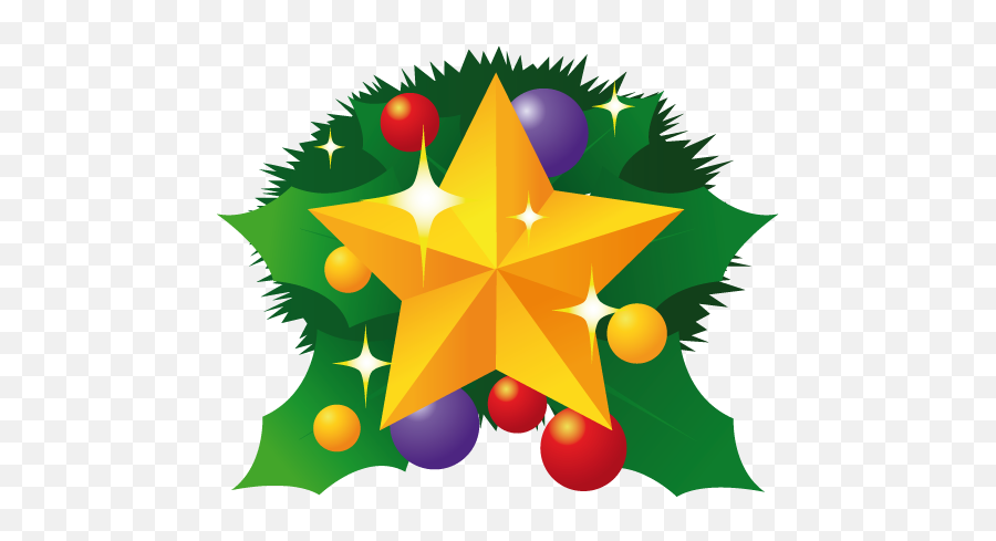 Star Symbol Of Christmas - Christmas Star Icon Emoji,Christmas Emoticons For Fb