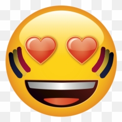 Emoji Laughing Gif Png Clipart - Emoji Heart Eyes Icon Brand,Sideways Emoji