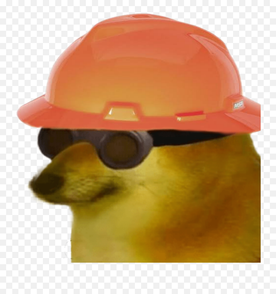 Cheems Sticker By Elías Cruz - Workwear Emoji,Construction Hat Emoji