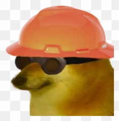 Cheems Sticker By Elías Cruz - Workwear Emoji,Construction Hat Emoji