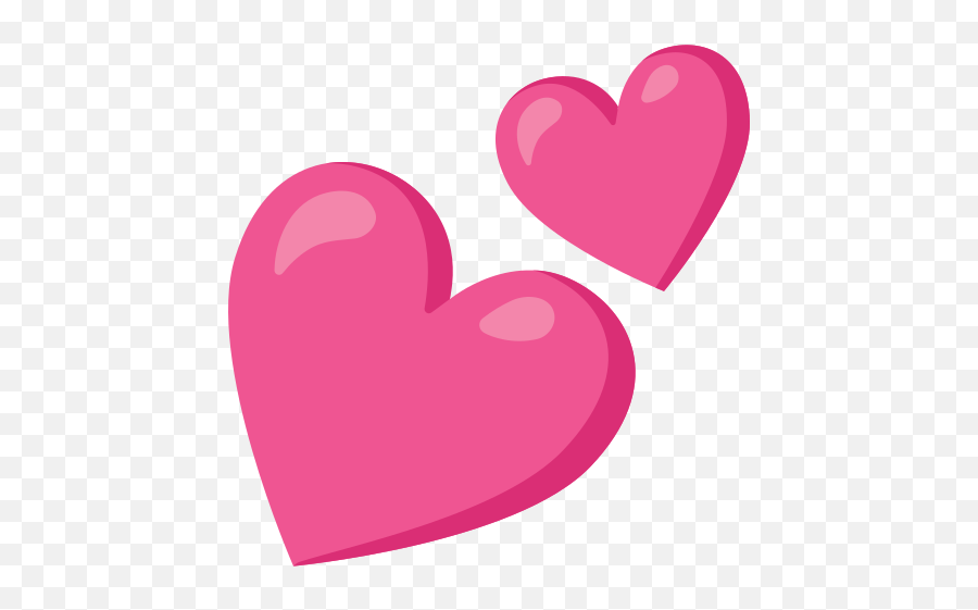 Two Hearts Emoji - Emoji Dos Corazones Png,Red Heart Emoji