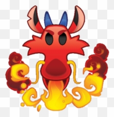 Mushu - Disney Emoji Blitz Mushu,Red Heat Emoji