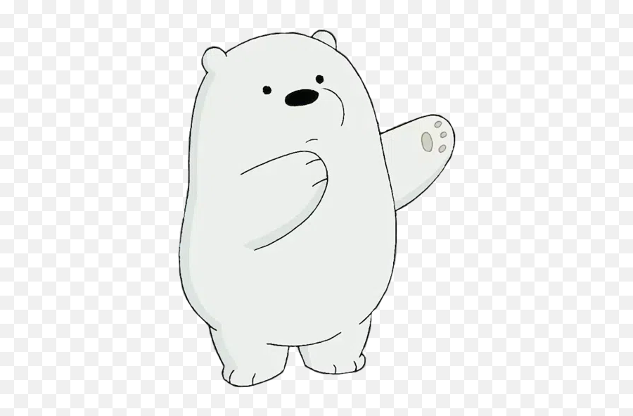 Stickers Cloud - Desenhos Urso Sem Curso Emoji,Ice Bear Showing Emotion