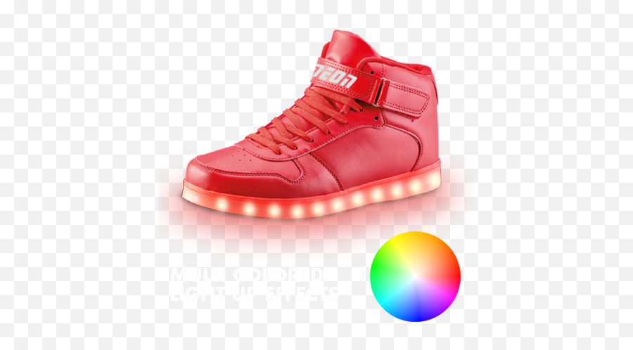 Kids - Round Toe Emoji,Emoji Light Up Shoes