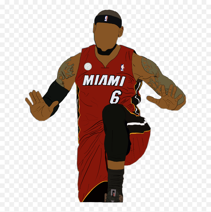 Lebronjames Lebron Lbj Sticker By Sports Edits - Lebron James Silhouette Png Emoji,Lebron Emoji