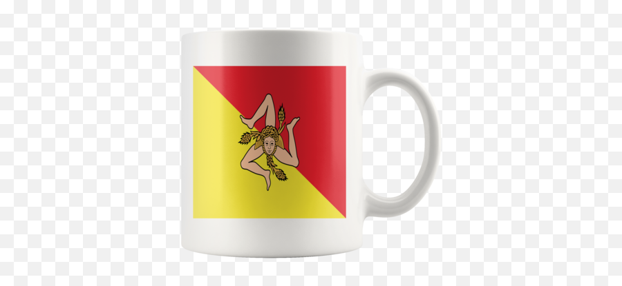 Tagged - Magic Mug Emoji,Sicilian Flag Emoji