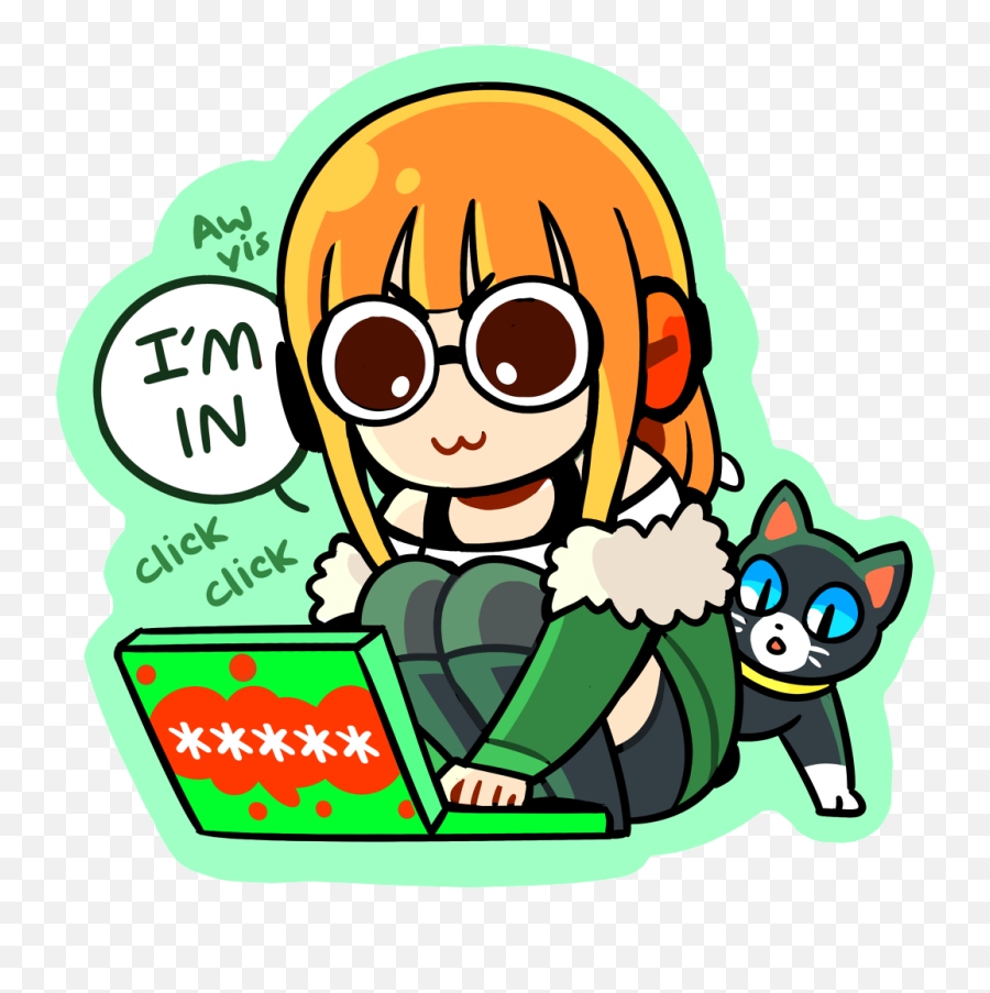 Futaba Sakura Png - Futaba Sakura Chibi Png Emoji,Futaba Sakura Emoticons