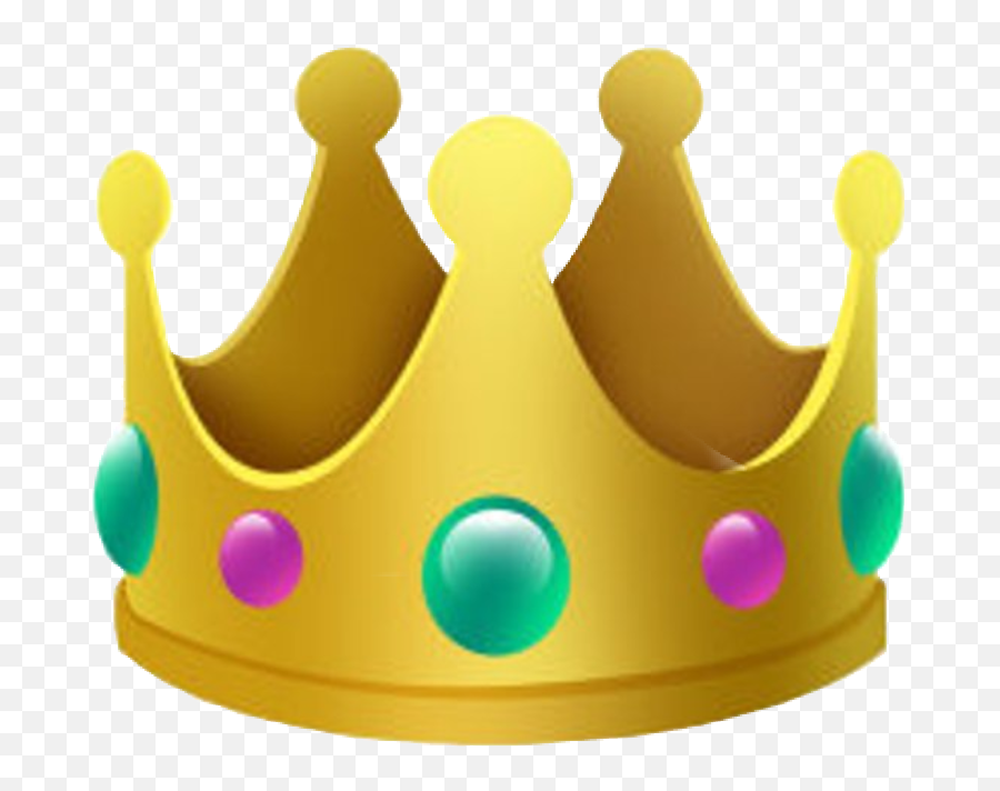 Emoji Iphone Crown Princess Queen - Background Crown Emoji Transparent,Princess Emoji
