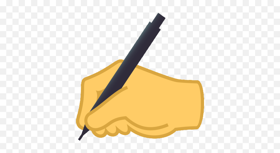 Writing Hand Joypixels Gif - Writinghand Joypixels Horizontal Emoji,Hand Holding Emoji