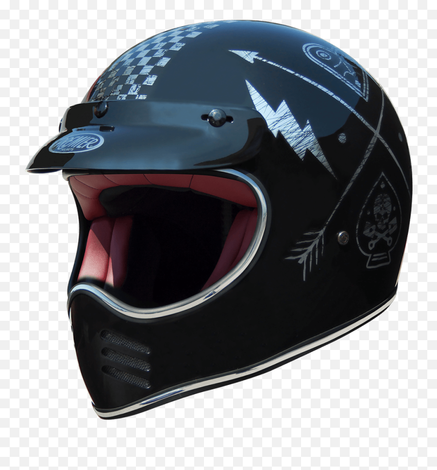 Download Bike Helmet Emoji Gif - Old School Motocross Helmet Motorcycle Helmet,Boba Emoji