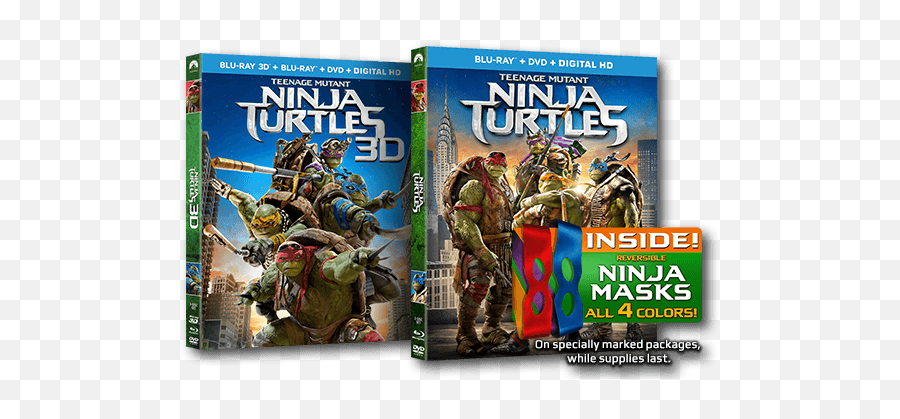 Download Tmnt Movie Bluray Dvd - Teenage Mutant Ninja Turtles Dvd Mask Emoji,Emoji Movie On Dvd