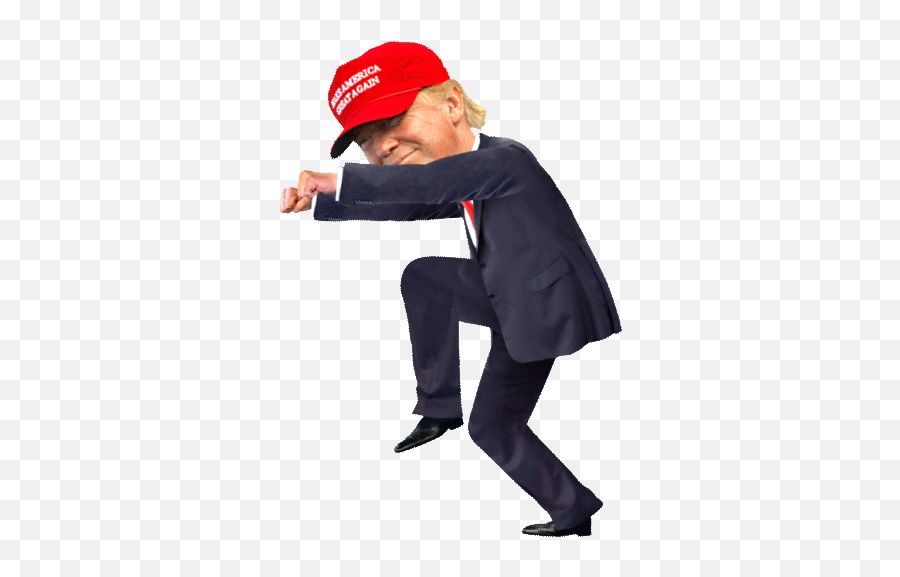 Cat - Trump Dance Gif Png Emoji,Trump Hair Emoji