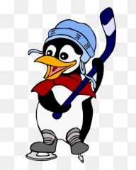 Penguin Hockey Player - Ice Hockey Emoji,Penguin Emotion