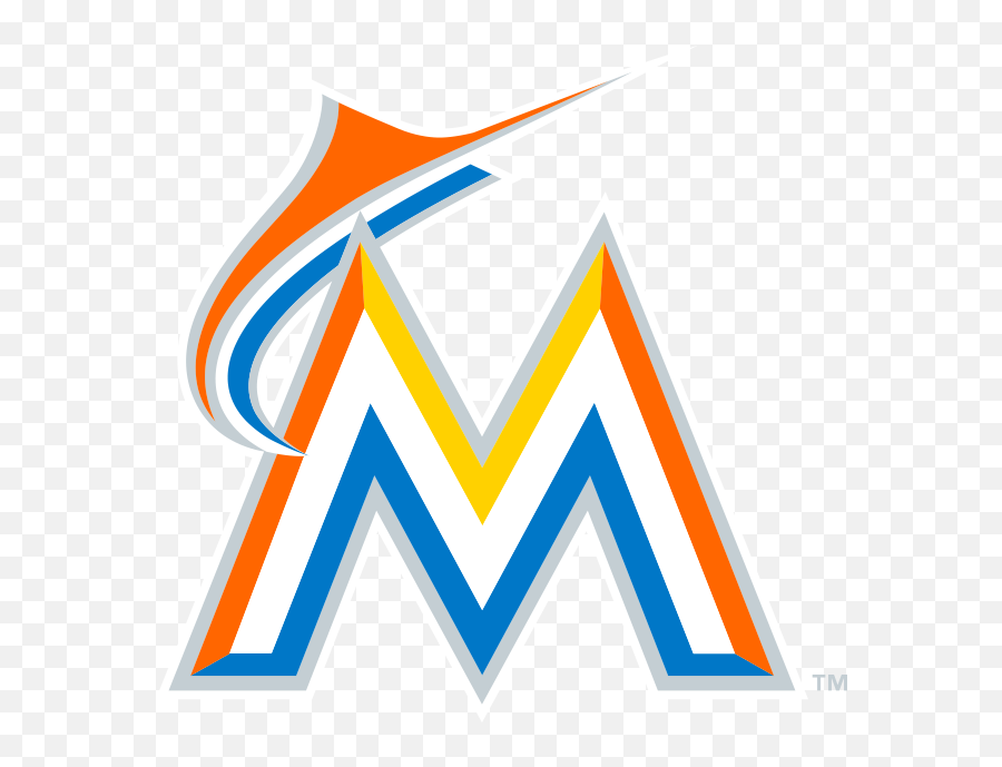 Mlb - Miami Marlins M Black And White Emoji,Oriole Emoji