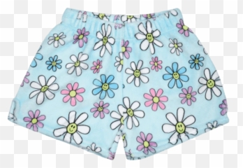 Iscream Plush Shorts - Iscream Emoji,Flowers By Zoe Emoji Shorts