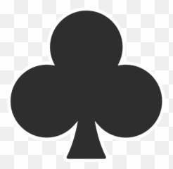 Black Club Suit - Black Club Suit Emoji,Black Emoticons For Android