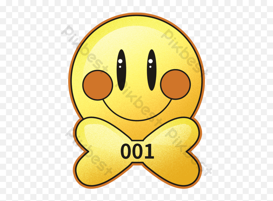 Cartoon Yellow Smiley School Number Pin Png Element Png - Happy Emoji,Yellow School Bus Emoticon