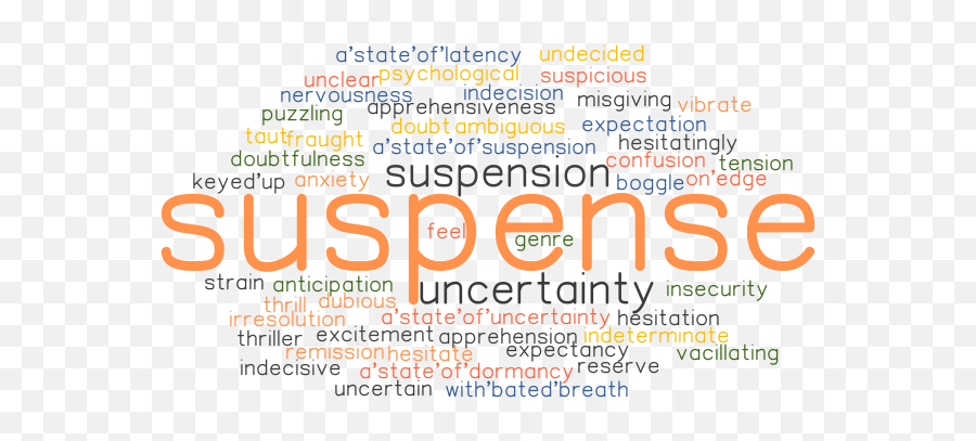 Synonyms And Related Words - Dot Emoji,Underscoring Emotion Of Suspense