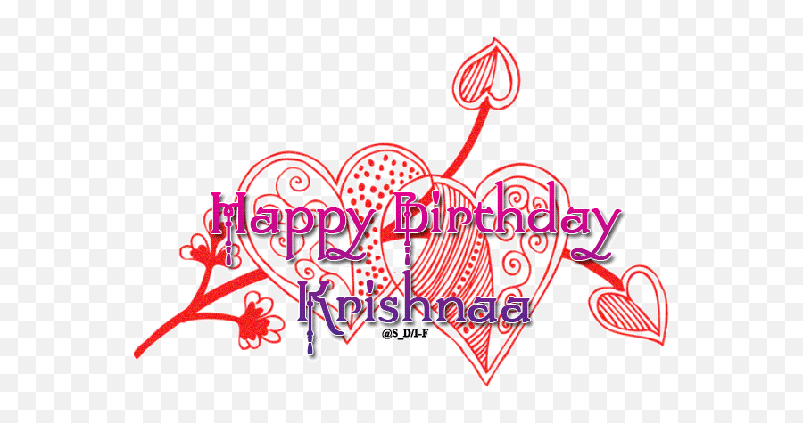 Cumpleanos Happy Birthday Krishnaa Nair Mahabharat - Girly Emoji,Deepika Dance Ek Art Hai Emoticon