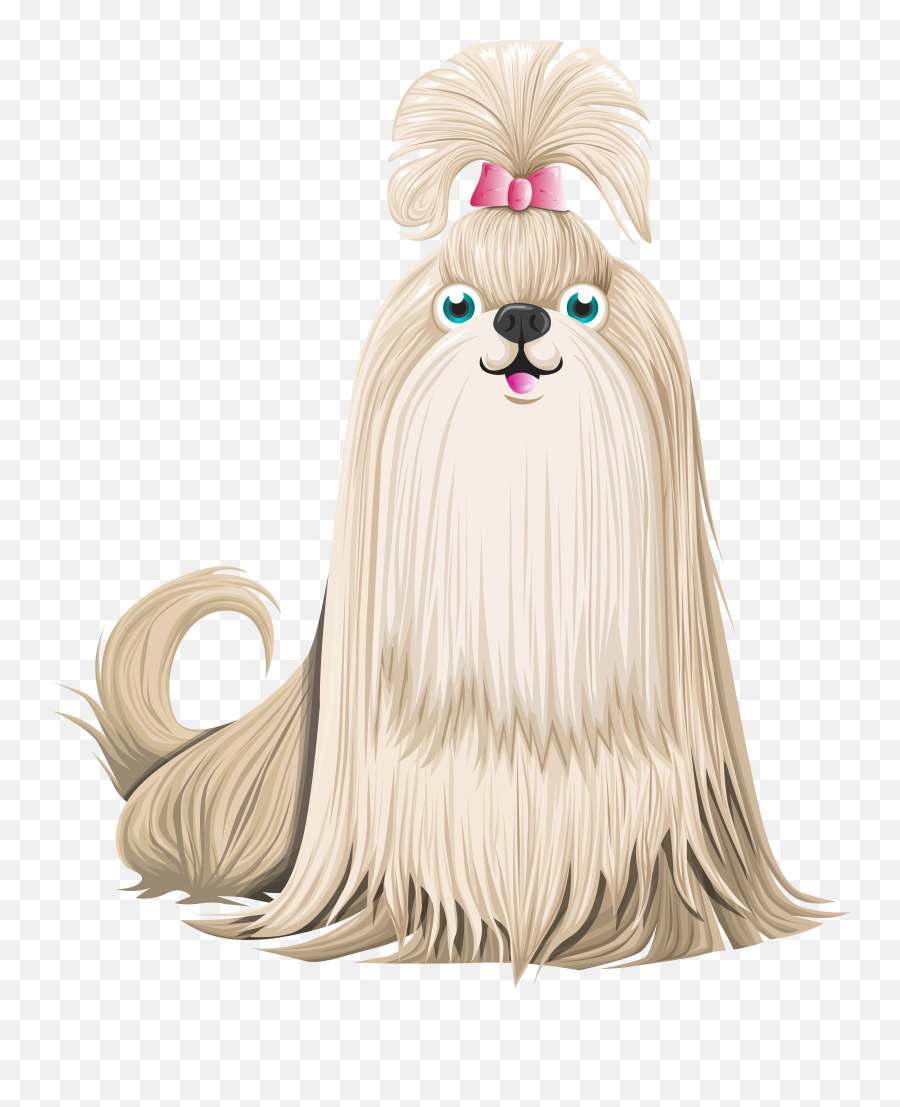 Download Cute Sticker Puppy Dog Cartoon - Clipart Cute Dogs Png Emoji,Shih Tzu Emoji Smile I Love You