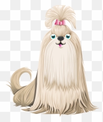 Download Cute Sticker Puppy Dog Cartoon - Clipart Cute Dogs Png Emoji,Shih Tzu Emoji Smile I Love You