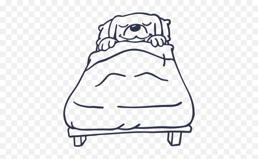 Svg De Sueno Com Fundo Transparente - Perro Durmiendo En Cama Dibujo Png Emoji,Emoticons Toupeira