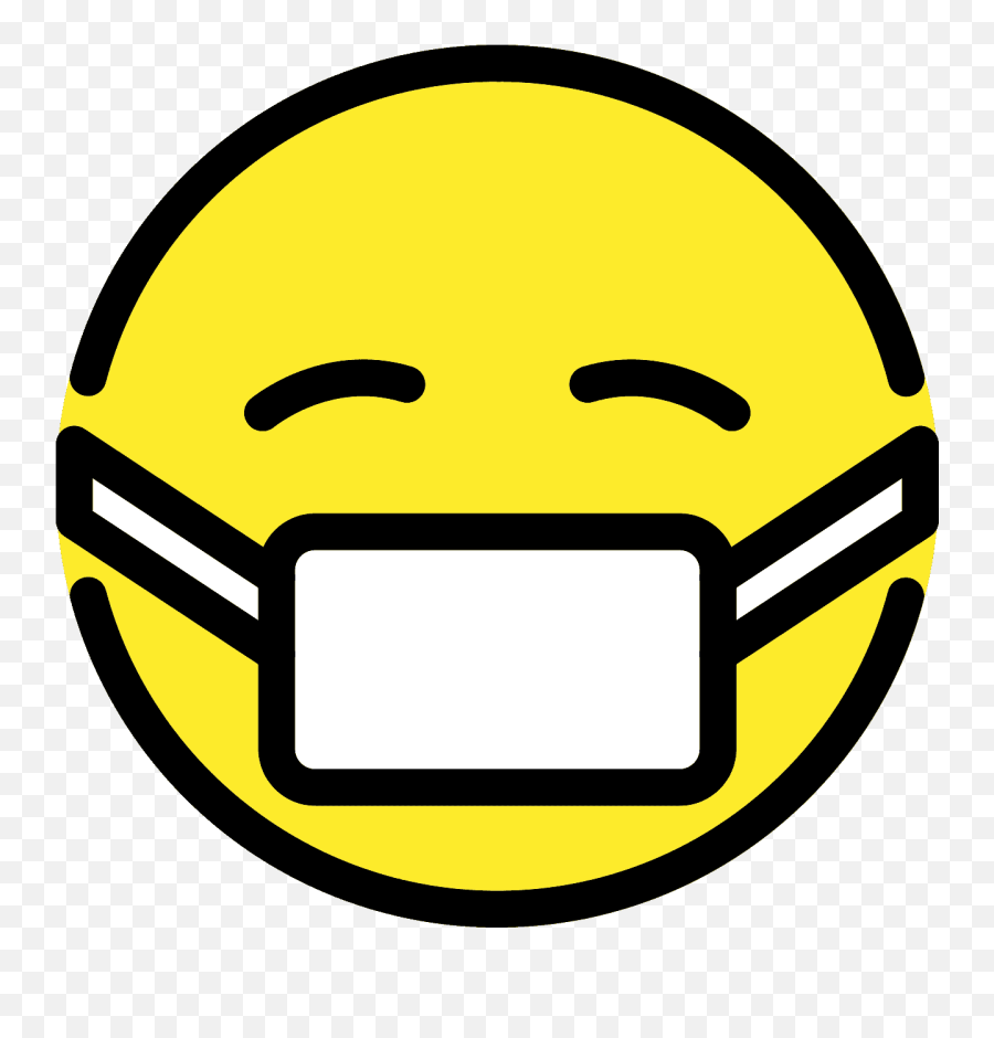 Face With Medical Mask Emoji Clipart - Smiley Face Icon,Swine Fever Emoji