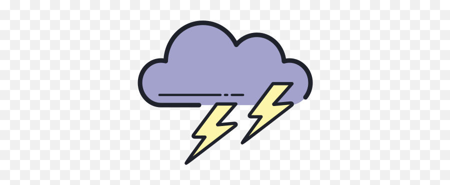 Storm Icon U2013 Free Download Png And Vector Emoji,Rain And Thunder Emoji For Facebook