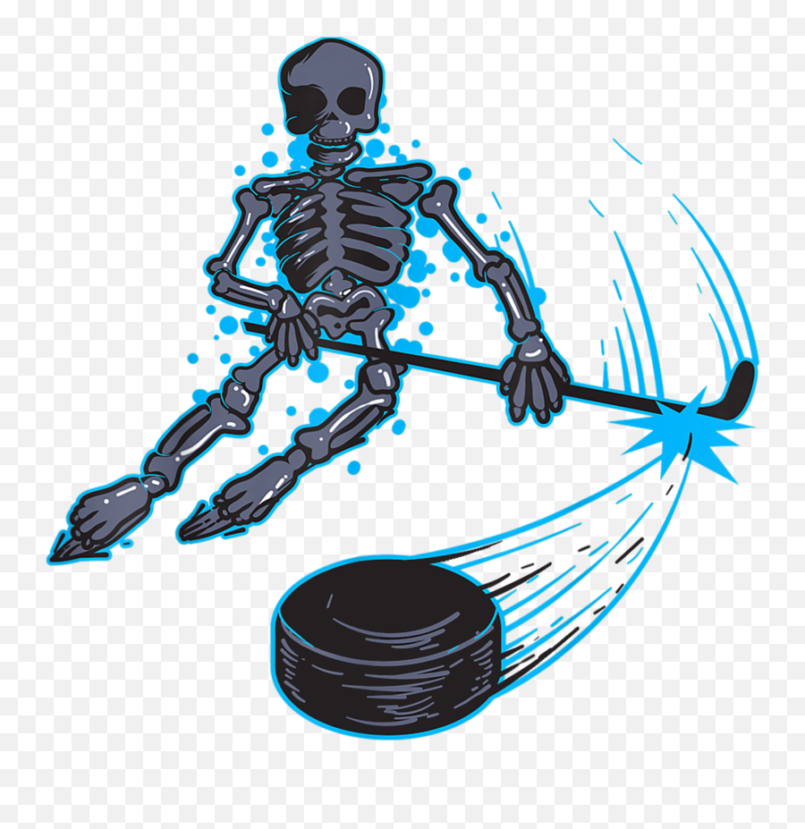 Funny Skeleton Playing Ice Hockey Tshirt Cool Skull Gift Emoji,Skull Emoji Cool