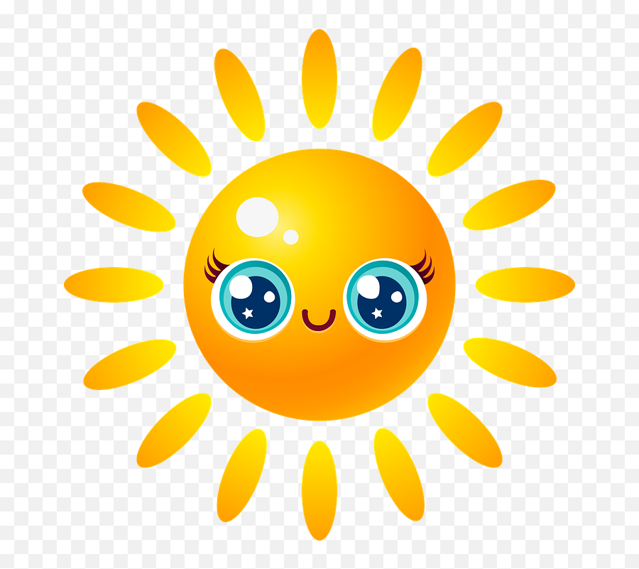 Free Photo Cartoon Sun Weather Sun Emoji Icon Sun - Max Pixel,Happy Sunshine Emoji