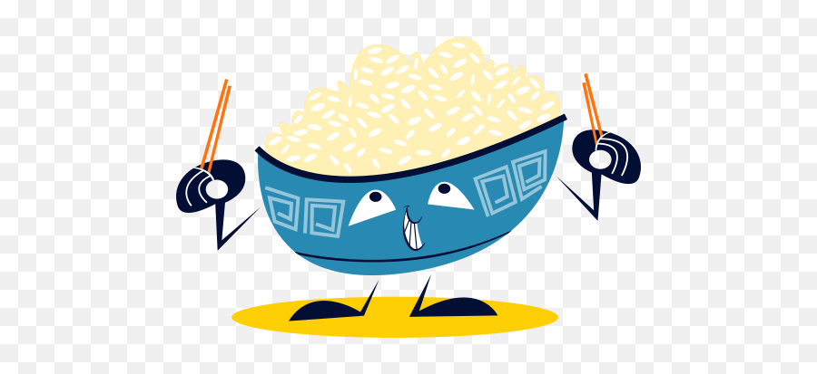 Rice Bowl Stickers - Free Food And Restaurant Stickers Emoji,Japanese Kebab Emoji