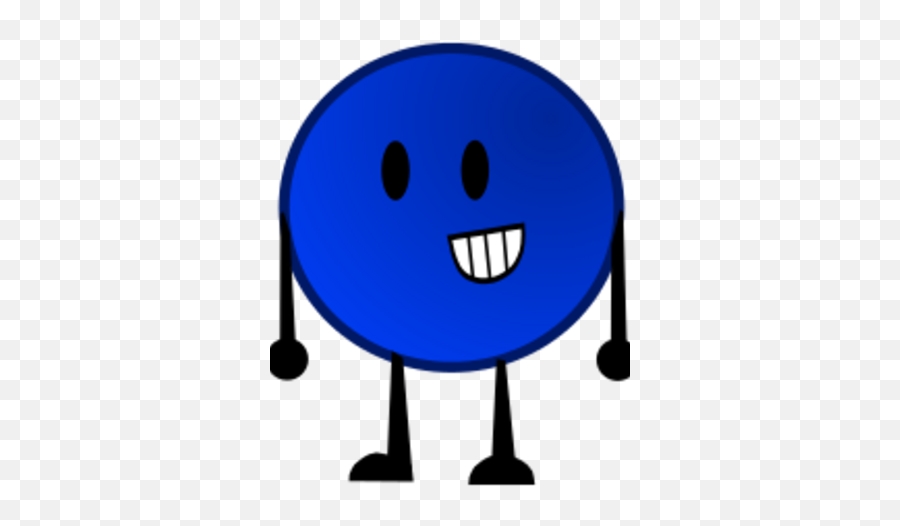 Blue Ball - Happy Emoji,Ball Emoticon