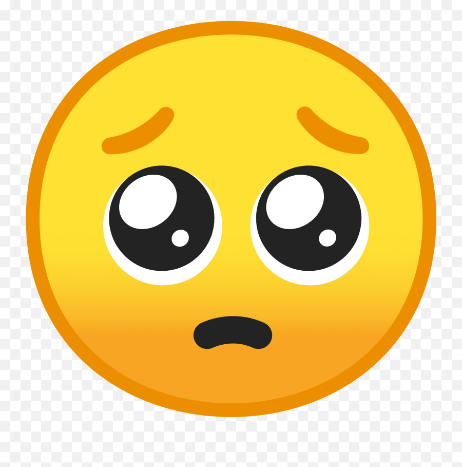 Pleading Face Emoji - Pleading Face Emoji,Emoji