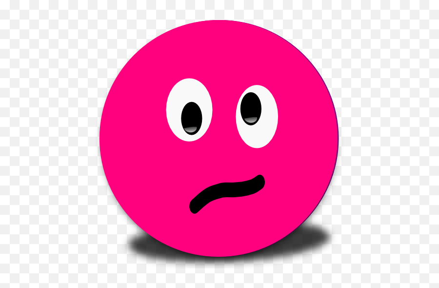 Drunk Daisy Smiley Pink Emoticon Clipart I2clipart - Confused Pink Emoji,Emoticon Images Free