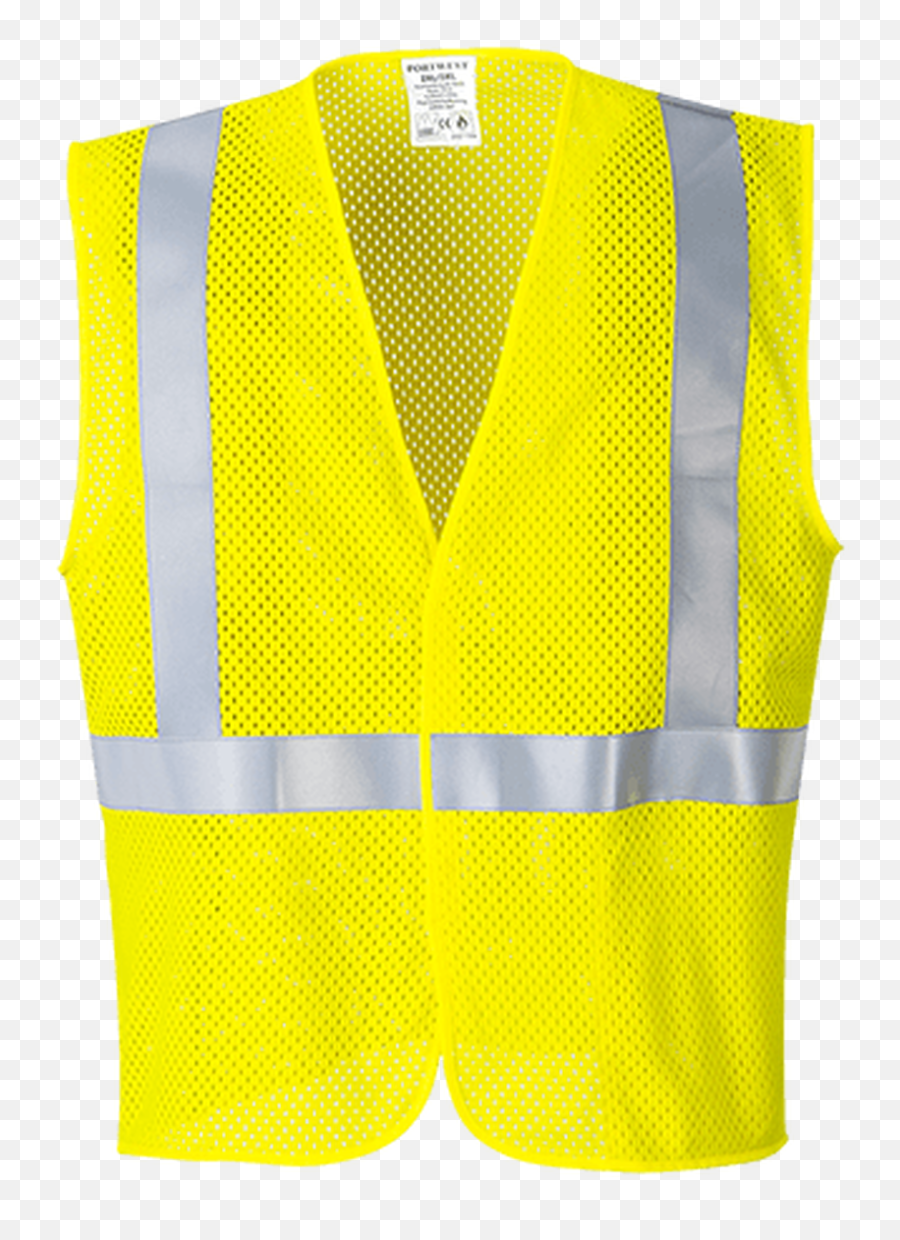 Portwest Mv21 Arc Rated Mesh Hi - Vis Flame Resistant Class 2 Vest Cranbrook Institute Of Science Emoji,Hawaii Emoji Express