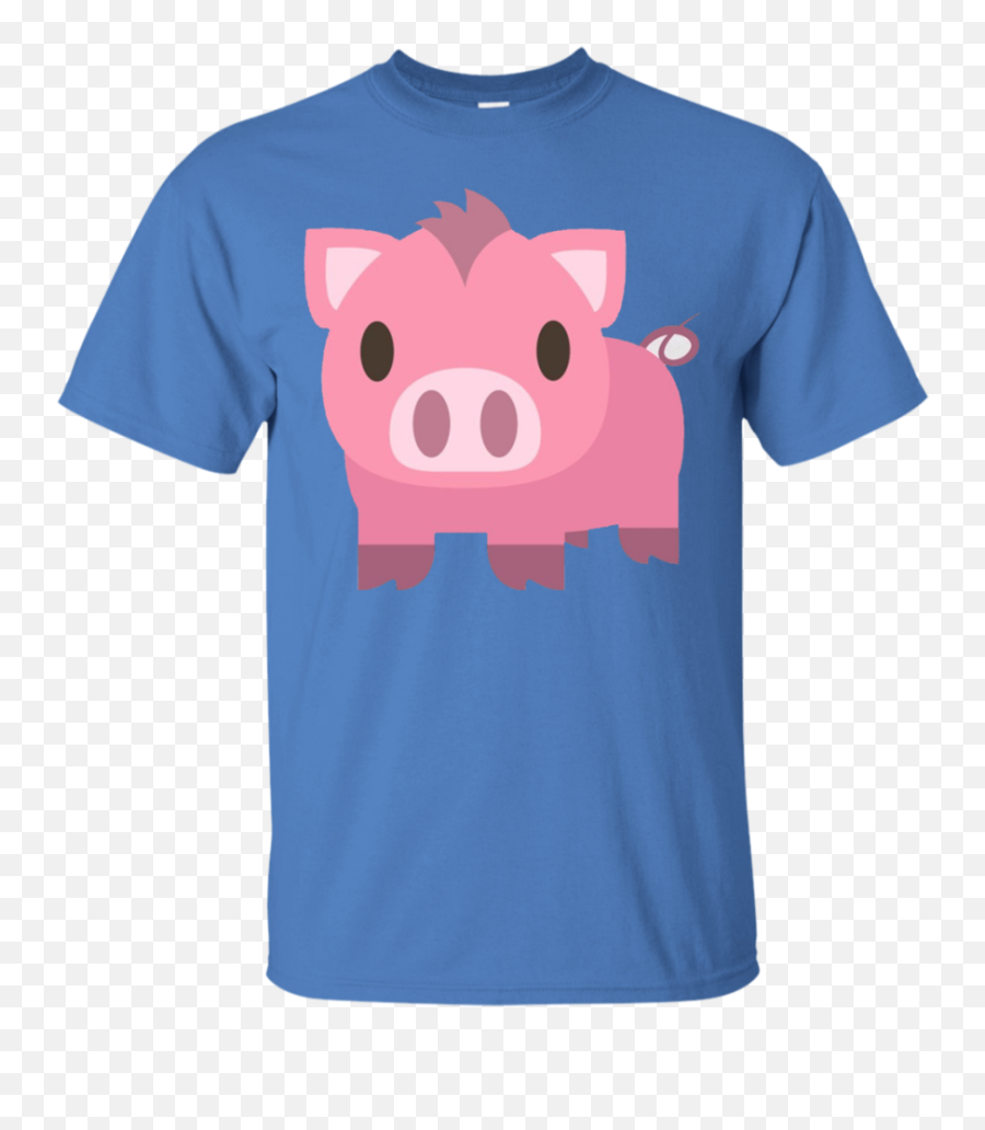 Pig Emoji Tshirt Pink Oink Zoo Animal - Box Of Rain Shirt,Miss Piggy Emoji